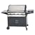 Elite Black 4 Burner Stainless Steel Barbecue - FREE DELIVERY