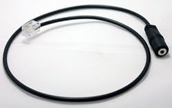 Headset Buddy Adapter: 2.5mm Headset to RJ9/RJ10 Phone Jack, 2.5mm to RJ9 Adapter, Not RJ11 (01-PH25-RJ9)