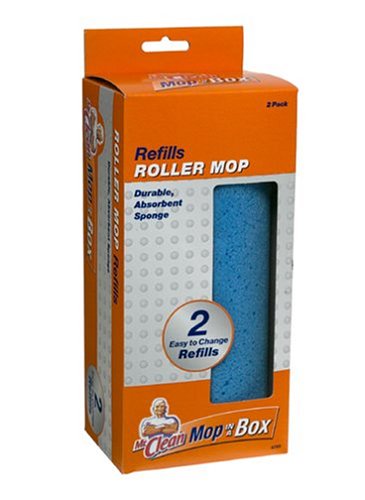 Mr. Clean 4765 Mop-In-a-Box Roller Mop Refill, 2-Pack