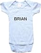 BRIAN - Name-Series - White, Blue or Pink Onesie / Baby T-shirt