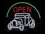 Sporting Goods : Neon Sign Hot Rod Open 33x30 Lighting Neon Signs