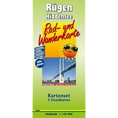 Kartenset R�gen - Hiddensee bestehend aus 5 Einzelkarten. Rad- und Wanderkarten mit Ausflugszielen, Einkehr- & Freizeittipps, wetterfest, rei�fest, ... Einkehr- & Freizeittipps. GPS-genau