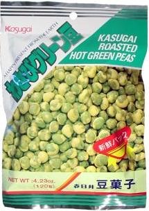 Kasugai - Roasted Wasabi Hot Green Peas (4.3 Oz - 1 Lb) by Kasugai
