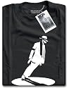 HotScamp Premium Michael Jackson The Lean Tribute Mens Black T-Shirt