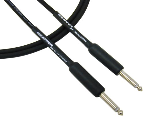 Conquest Sound SWW 25BK 25-Feet Hi-Definition Guitar Cable