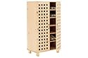 Solid Pine Shoe Cabinet. (for 18 pairs)