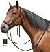 Mustang Nylon Bitless Bridle w/Reins Black