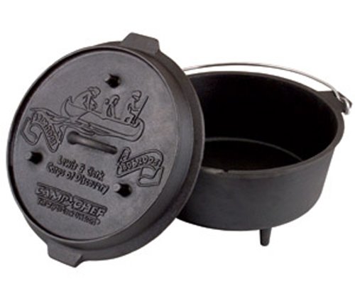 Lewis and Clark 9 1/3 qt. Seasoned Cast Iron Dutch Oven  - DO-12