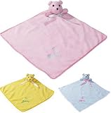 Snuggle Bear Puppy Blanket - Baby Pink