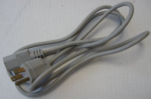 Best Price 6 foot LIGHT GRAY Computer or tv HIGH GRADE AC Power Cord , UL/CSA, 18AWG, 6' , this powers items that take this style of cord. hubs switch switches pc power supply printer laser - 3 Prong 6Ft Ac Power Cord Cable Plug for Samsung Toshiba LG Sharp Sony Sceptre RCA Panasonic Philips Mitsubishi Magnavox TV LCD Plasma DLP, Acer Asus HP Samsung ViewSonic Dell Compaq Hanns-G LG Planar Monitor , Screen grey color