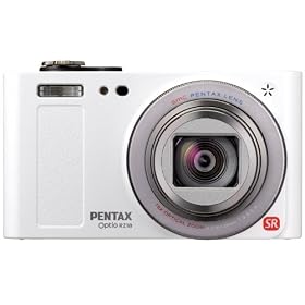 Pentax Optio RZ18 Digital Camera - White (16MP, 18 x Optical Zoom) 3 inch LCD Screen