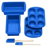 Review   / Silicone Solutions Blue Bread Baking Set