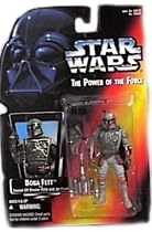 Star Wars Power of the Force Boba Fett Red Card Action Figure with Sawed-off Blaster Rifle and Jet Pack