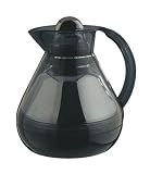 Alfi Opal 1-Liter Carafe, Chrome Plated Brass with Wicker Work Brown