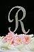 Swarovski Crystal Monogram Wedding Cake Topper Large Letter R