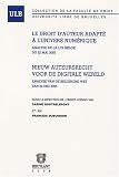 Revue Emile Bruylant  / Le droit d'auteur adapté à l'univers numérique : Analyse de la loi Belge du 22 mais 2005