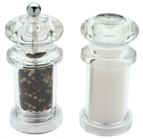 Trudeau Tradition Acrylic Salt Pepper Set
