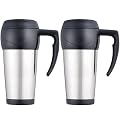 Set of 2 Thermos Stainless Steel 14-oz. Travel Mugs