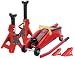 Torin T82001 2 Ton Trolley Jack with Stand and Wheel Chock