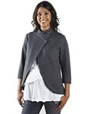 Ami Elegant Maternity Jacket / Coat - Salt and Pepper