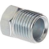Eaton Weatherhead Steel Inverted Flare Brass Fitting, Nut, 5/16" Tube OD