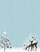 Holiday Letterhead - Reindeer Diamond Christmas Printable Paper - 8.5"x11" (100 sheets/pkg)