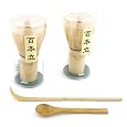 BUY : 2 Tea Whisks with 1 small scoop, and 1 chashaku for preparing matcha