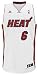 NBA Miami Heat Lebron James Swingman Jersey (White, Medium)