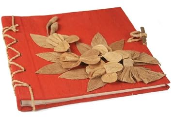 Mini Red Flower Photo Album, Classic Style pages (20cm x 20cm)