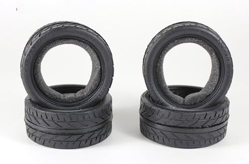 1/10 RC Car Onroad Performance Rubber Racing Tire Tyre 8002 with Sponge 4pcs