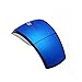Electronic4sale Distinctive and Convenient Foldable Fold 2.4 Ghz Wireless Arc Optical Mouse/mice with USB Receiver Blue