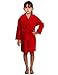 TowelSelections Kids Hooded Velour Bathrobe for Boys and Girls Made in Turkey