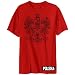 T-Shirt Red  Poland Coat - Polish National Pride - Polska  Country