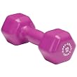 Body Solid Tools BSTVD12 12-Pound Vinyl Dumbbell (Magenta) ~ Body Solid
