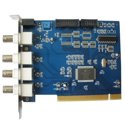 4 Channel Audio & Video DVR Card & Adaptors