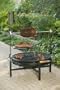 Landmann Round Rock 36-Inch Fire Pit Can Barbecue