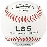 8 1/2 Top Quality Leather Junior Size Youth League Baseballs from Markwort - (One Dozen)