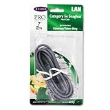 BLKA3L79107S Ethernet Cable, Cat 5E, 7, Gray