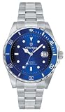 Croton Automatic Diver Mens Watch Blue Dial