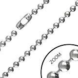 New Gents Stainless Steel Ball Link Style Chain - Length 60cms