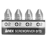 アネックス(ANEX) 超短ツール用溝付超短ビット4本組 +2×19 AK51P-B4P