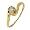 10k Yellow Gold Diamond Promise Ring (.05 cttw, H-I Color, I2-I3 Clarity), Size 8