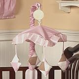 Pink and Brown Argyle Musical Crib Mobile by JoJo Designs