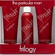 The Particular Man Trilogy Gift Pack Shampoo, Finishing Spray & Conditioner (Unscented), 8-Ounce