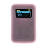 GTMax Pink Rubber Soft Silicone Skin Cover Case for SanDisk Sansa Clip Plus 4GB 8GB