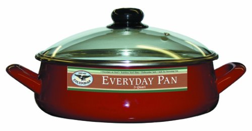 Columbian Home Products 4 Quart Everyday Pan, Terra Cotta