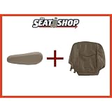03 04 05 06 Chevy Tahoe GMC Grey Leather Seat Cover bottom & arm rest RH by The Seat Shop