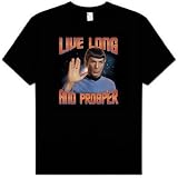 Star Trek Live Long And Prosper T-Shirt