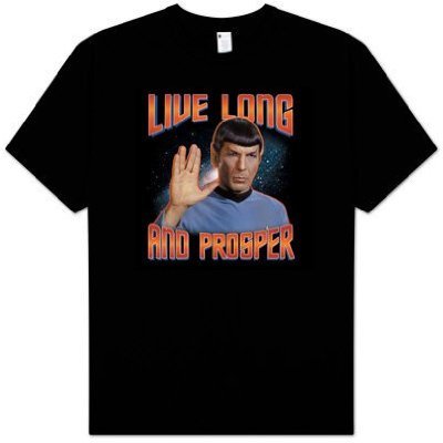  Star Trek T-Shirt: Live Long and Prosper T-Shirt