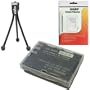 HQRP Replacement Battery for Nikon D700 / D-700 Digital SLR Camera plus HQRP LCD Screen Protector & Mini Tripod